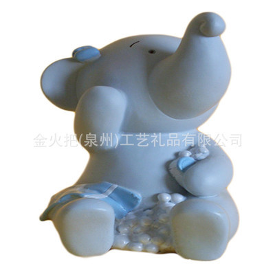 金火把象系列樹脂儲蓄罐 工廠直供，個性化定制引領(lǐng)工藝新風(fēng)尚